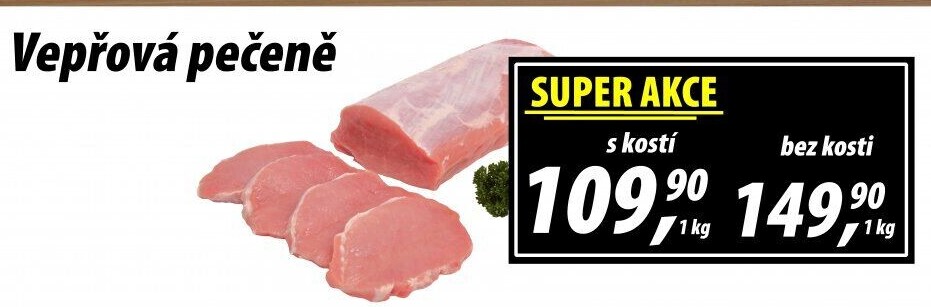 Vepřová pečeně s kostí