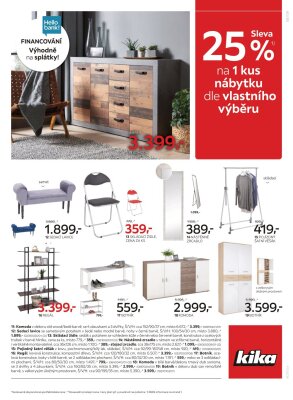 akční leták Kika nábytek 10.10.2022-23.10.2022