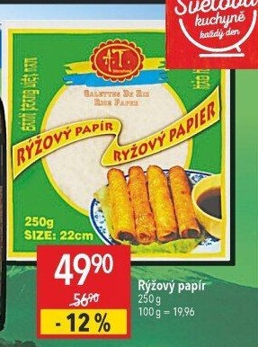 Papír rýžový A. T. International