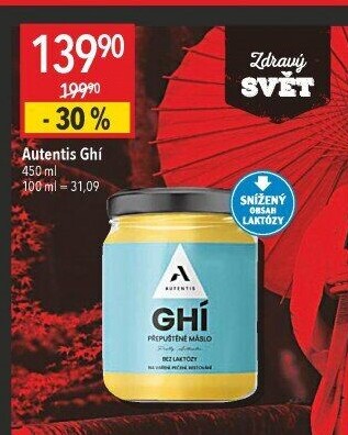 Přepuštěné máslo Ghí Allnature