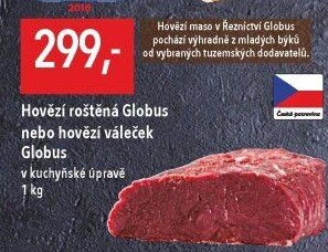 Hovězí roštěná Globus
