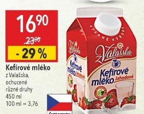 Kefírové mléko ochucené Mlékárna Valašské Meziříčí
