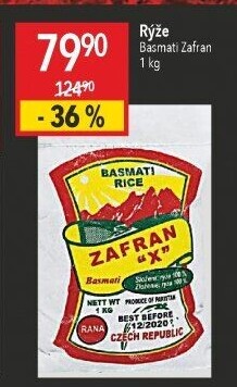 Rýže basmati Zafran