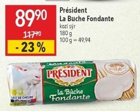 Sýr kozí La Buche fondante Président