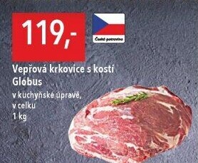 Vepřová krkovice s kostí Globus