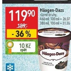 Zmrzlina v kelímku Häagen-Dazs
