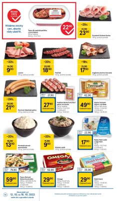 akční leták Tesco 12.10.2022-18.10.2022