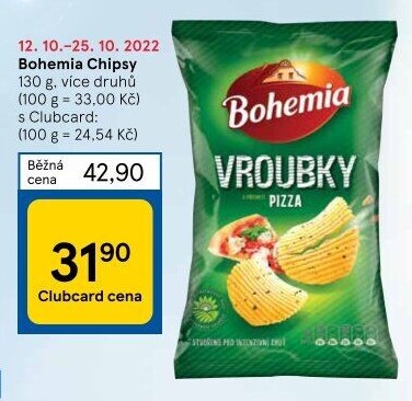 Chipsy Vroubky Bohemia Chips