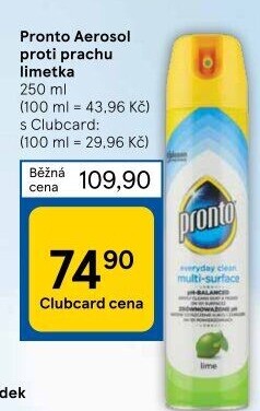 Čistič proti prachu ve spreji Pronto