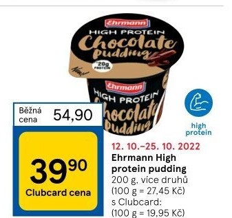 Dezert pudink High protein Ehrmann