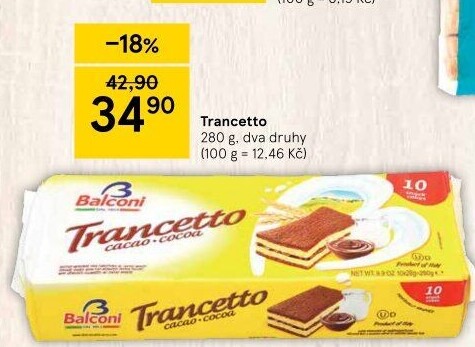 Dezert Trancetto Balconi