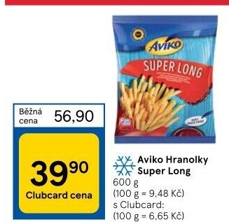 Hranolky mražené Super Long Aviko