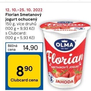 Jogurt smetanový Florian Olma