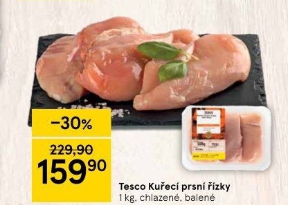 Kuřecí prsní řízky Tesco