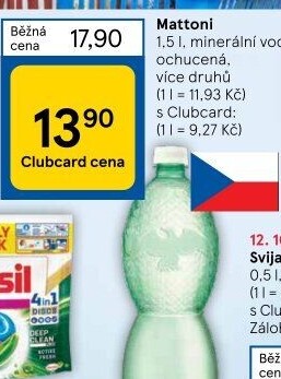 Ochucená voda Mattoni