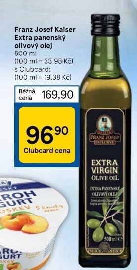 Olivový olej extra panenský Exclusive Franz Josef Kaiser