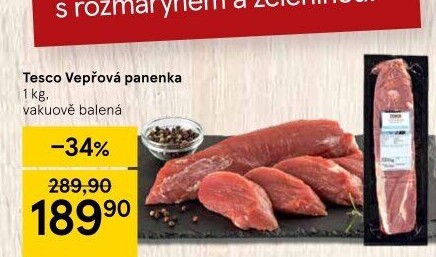 Panenka vepřováTesco