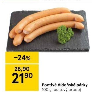 Párky vídeňské poctivé