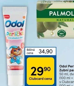 Pasta na zuby dětská Perlička Odol