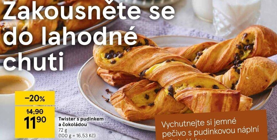 Pečivo sladké Twister