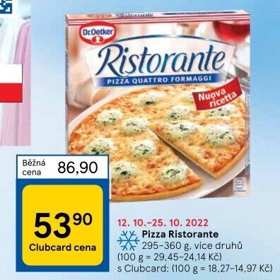Pizza mražená Ristorante Dr. Oetker