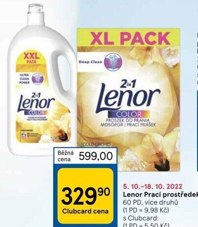Prací prostředky Lenor