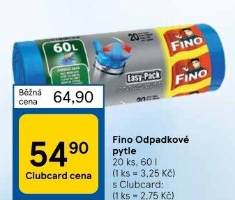 Pytle na odpadky 60 l Fino