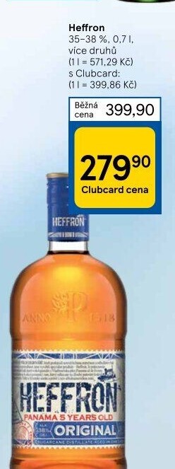 Rum 5YO Heffron Panama