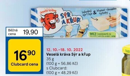 Sýr a křup Veselá kráva