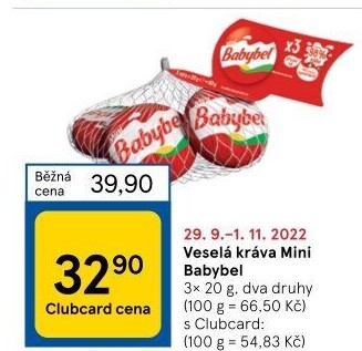 Sýr Mini Babybel Veselá kráva