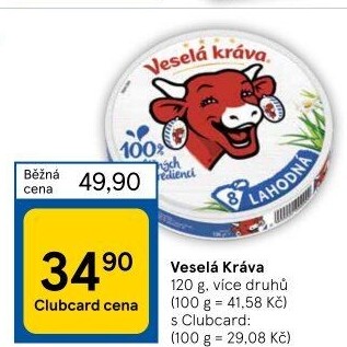 Sýr tavený Veselá kráva