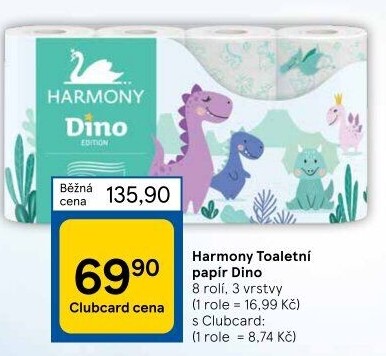 Toaletní papír 3vrstvý Harmony