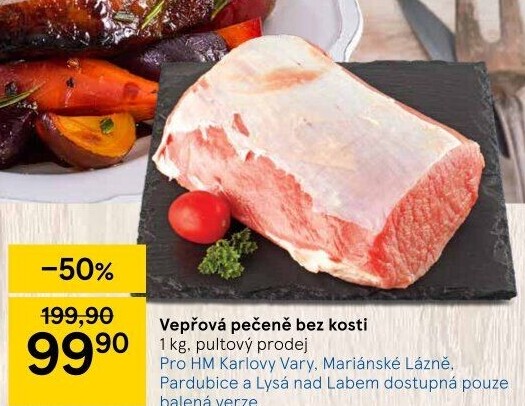 Vepřová pečeně bez kosti