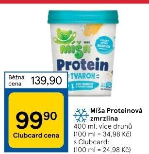 Zmrzlina proteinová v kelímku Míša
