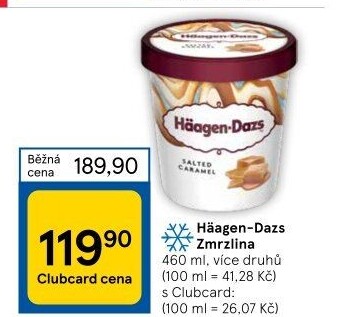 Zmrzlina v kelímku Häagen-Dazs