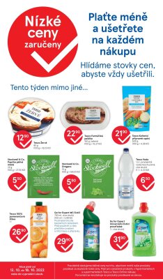akční leták Tesco 12.10.2022-18.10.2022