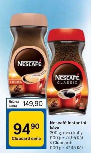 Instantní káva Nescafé Classic