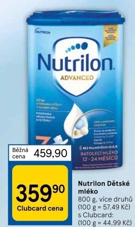 Kojenecká výživa Nutrilon