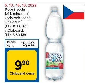 Ochucená voda Dobrá voda