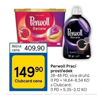 Prací prostředky Perwoll