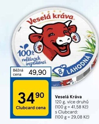 Sýr tavený Veselá kráva