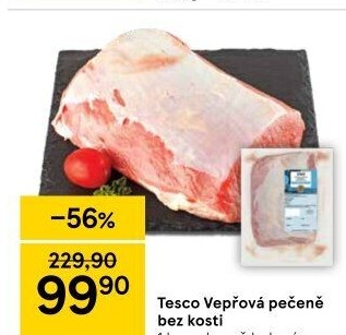 Vepřová pečeně bez kosti Tesco