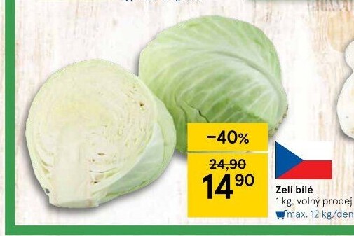 Zelí hlávkové bílé
