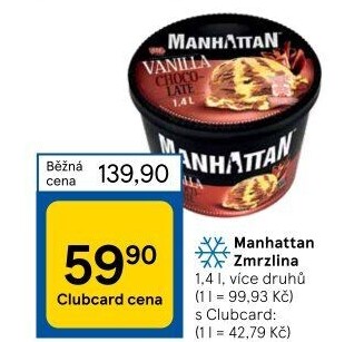 Zmrzlina v kelímku Manhattan Nestlé