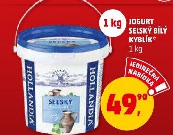Bílý jogurt selský Hollandia