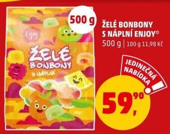 Bonbony želé s náplní Enjoy