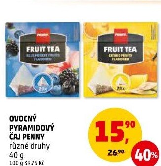 Čaj ovocný Penny - pyramidový