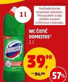 Čistič WC gelový Domestos