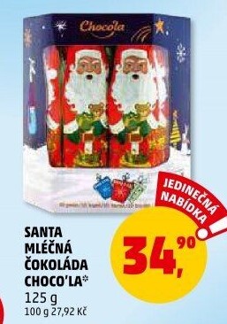 Čokoládový Santa Choco'
