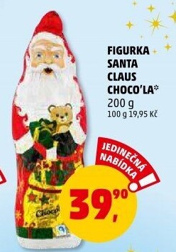 Čokoládový Santa Choco'